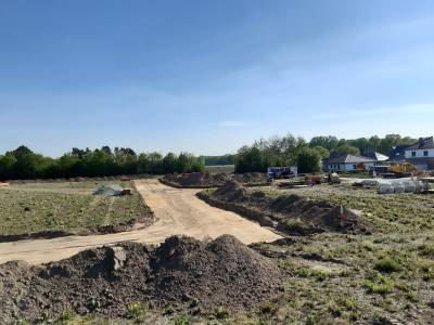 28 neue Baupl�tze und weiter mehr Bauinteressierte - das Baugebiet Sommerkamp wird erschlossen
und vermarktet